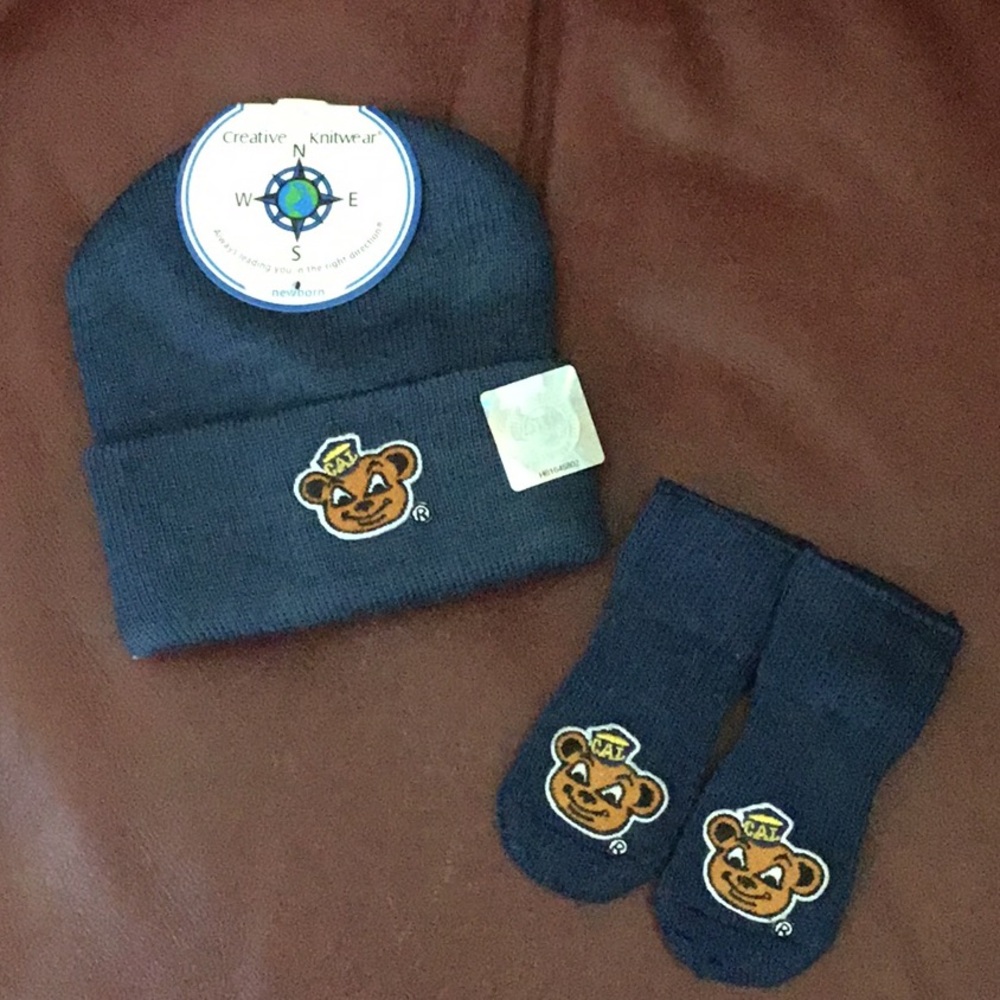 Cal Berkeley newborn bundle set